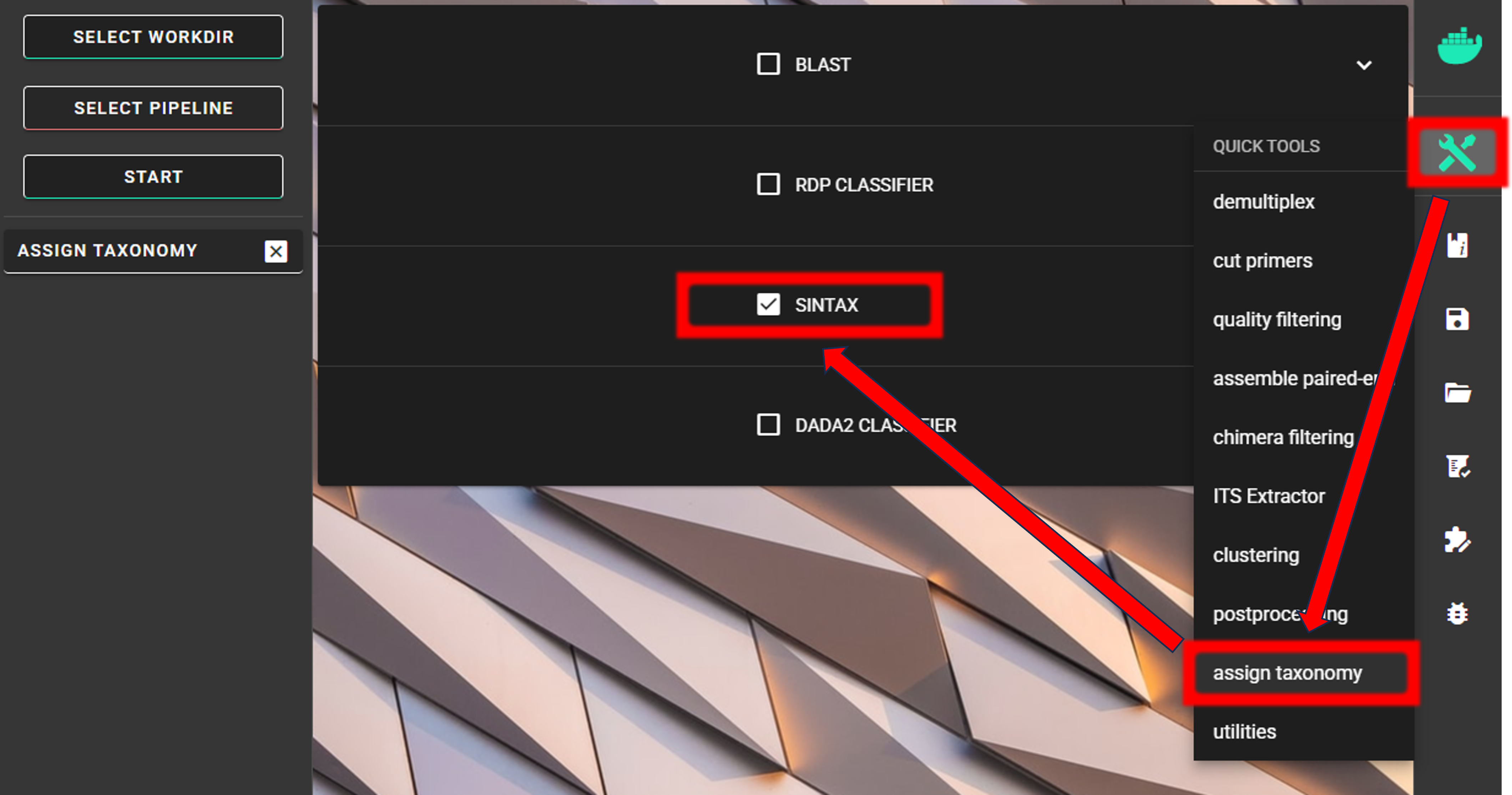 select_SINTAX_classifier